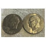 1974 Eisenhower Dollar Coins