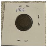 1906 Indian Head Cent Coin