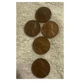 1944 D Lincoln Wheat Pennies