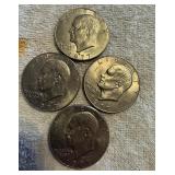 1977 Eisenhower Dollar Coins