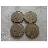 1972 Eisenhower Dollar Coins