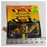 Ertl Road Construction Ford Backhoe Die-Cast