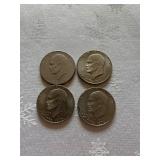 1976 Eisenhower Bicentennial Dollar Coins