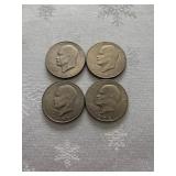 1972 Eisenhower Dollar Coins Collection