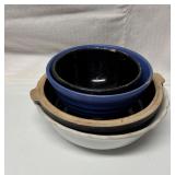 Four Ceramic Mixing Bowls