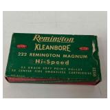 Remington Kleanbore 222 Magnum Ammunition