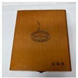 Partagas Wooden Cigar Box, 7 1/4ï¿½ x 6 1/2ï¿½