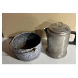 Worldware Coffee Percolator and Metal Bucket