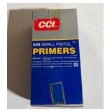 CCI 500 Small Pistol Primers (Qty: 5000)