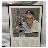 Mickey Mantle 1956 Triple Crown Tribute Print