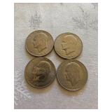 1971 Eisenhower Dollar Coins