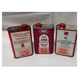 Three Vintage Gunpowder Tins