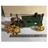 Cast Iron John Deere Toy Tractor