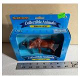 Farm Country Brahman Bull with Calf Figure