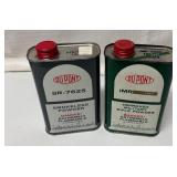 DuPont Smokeless Powder Cans (Partly Full)