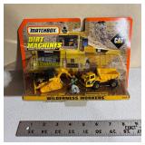 Matchbox Dirt Machines Wilderness Workers Set
