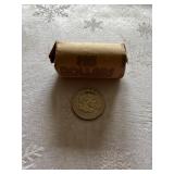 Roll of Kennedy Half Dollar Coins