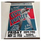 1956 Elvis Presley Cleveland Arena Poster