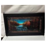 Framed Stained Glass-Style Wall Art, 23ï¿½x13ï¿½