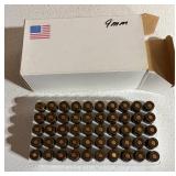 9mm Ammunition with 50 Rounds