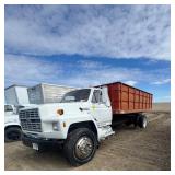1985 Ford F800 Grain Truck