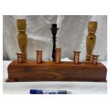 Wood Candle Holders