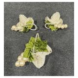 Grapevine Brooch & Earrings