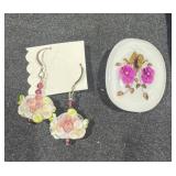 Brooch & Earrings