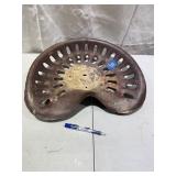 Cast Iron Tractor Seat