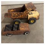 Rustic Tonka Trucks for
