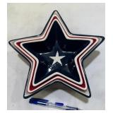 Three Star-Shaped Ceramic Bowls