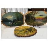 Wood Slice Paintings