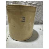 #,3 Stoneware Crock