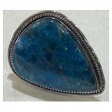 Sterling Neon Apatite Ring