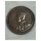 1933 Canadian Cent Coin
