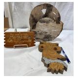 Birch Mail Holder & Decor