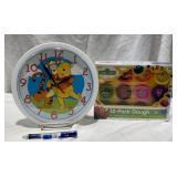 Clock & Sesame Street Dough