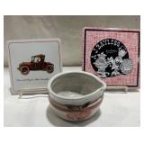 Signed Pottery & Hot Pads