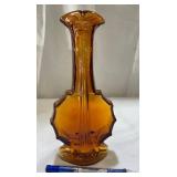 Imperial Amber Banjo Vase