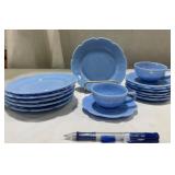 Jeanette Delphine Blue Dishes