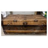 Wood Storage Trunk