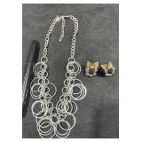 Necklace and Earrings