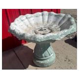 Cement Bird Bath