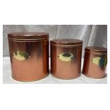 Copper-Tone Tins