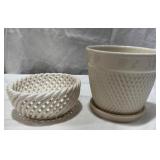 Ceramic Bowl. & Planter
