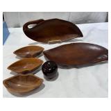 Carved Wooden Trays