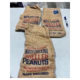 Peanut Burlap Bags