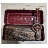 Hand Drill with Bits