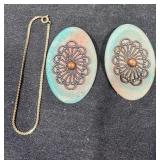 Earrings & Ankle Bracelet