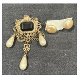 Brooch & Earrings